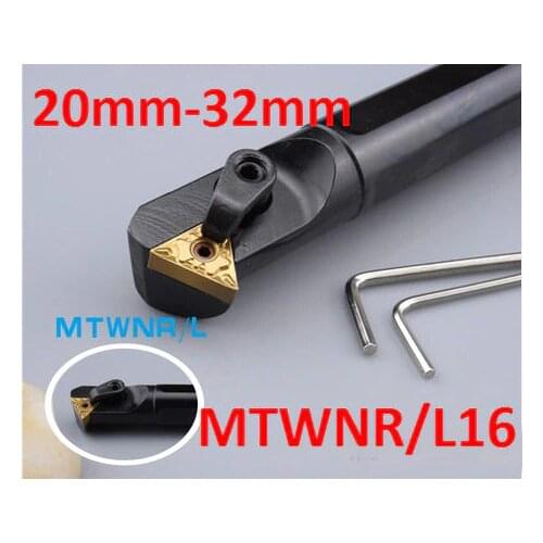 1PCS S20R-MTWNR16 S25S-MTWNR16 S32T-MTWNR16 S40T-MTWNR16 MTWNL16 20mm 25mm 32mm 40mm the Right/Left Hand CNC Turning Lathe tools