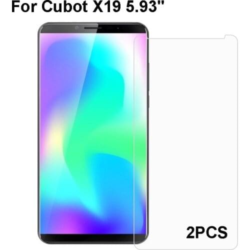 2PCS Cubot X19 Tempered Glass 9H High Quality Protective Film Explosion-proof Screen Protector For Cubot X19