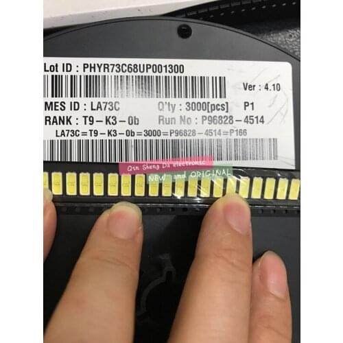 200pcs LED LED Backlight 1W 7030 6V Cool white TV Application smd 7030 led cold white 100-110lm 7.0*3.0*0.8mm