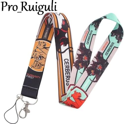 30pcs Cerberus Classical Style Lanyard For key The 90s Phone Working Badge Holder Neck Strap With Phone Hang Rope webbing ribbon