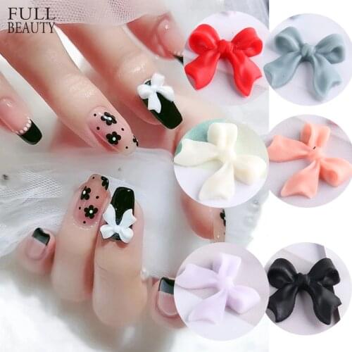 3D Cute Butterfly Resin Nail Art Decorations Acrylic Rhinestone for Nails Glitter Manicure Sticker Decals Accessories CH1919