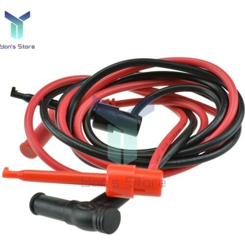 4mm Banana Pointed Connector Right Angle Banana Plug Rotation Test Cable Equipment Hook Red and Black Line Multimeter Tools