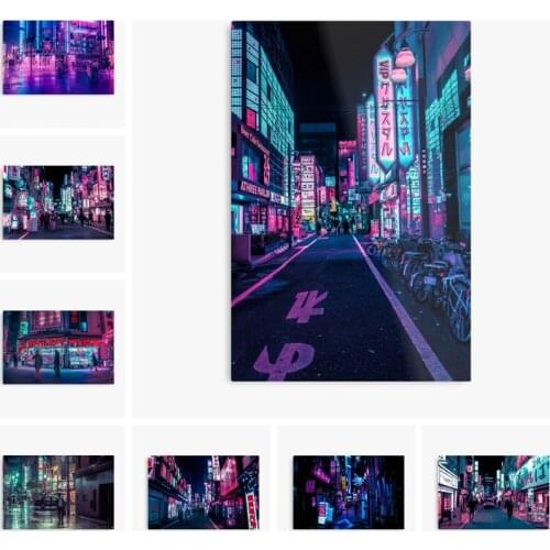 5D DIY Diamond Painting Japan Tokyo A Neon Wonderland Drill Cross Stitch Embroidery Art Picture Rhinestone Handicraft Home Decor