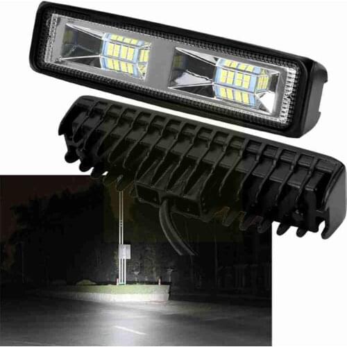 Car Light Assembly Led Fog Lights Off Road 4x4 48W Bar DRL Bar Led Light Beam ATV Work LED Spotlight SUV Light Spot For Tru F1V8