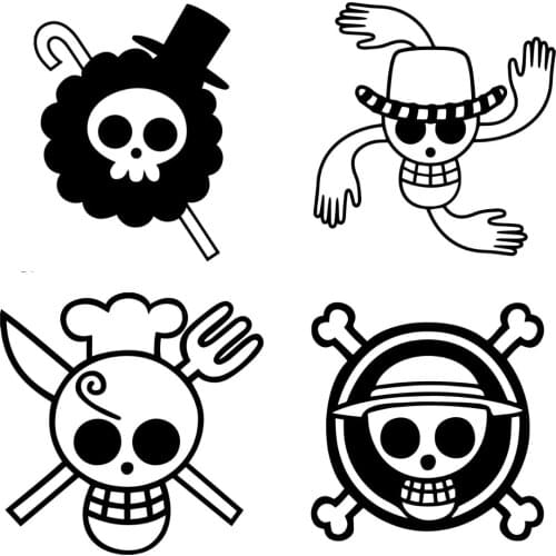 Skull car sticker. One skull accessory. Suitable for decoration of Mercedes W204 Golf MK4 Toyota corolla and other models