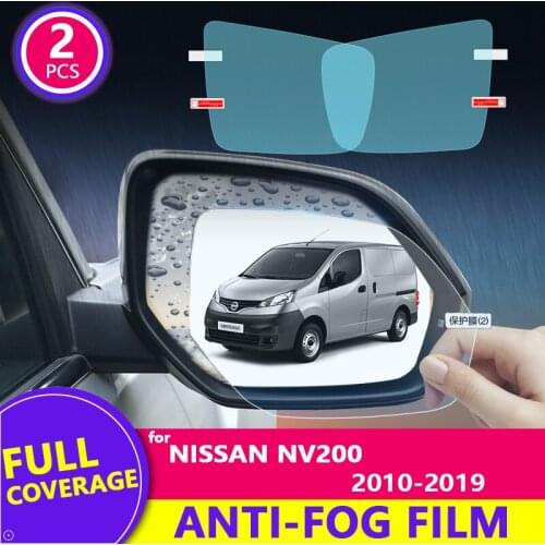 For Nissan NV200 2010-2019 2014 2015 2016 2017 2018 Full Cover Rearview Mirror Film Anti-Fog Auto Mirror Sticker Car Accessories