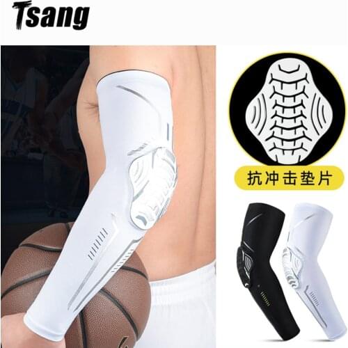 Adult Elbow Pads Cycling Protection Arm Sleeve Basketball Football Fitness Skating Sports Elbow Brace Anti-collision Protector