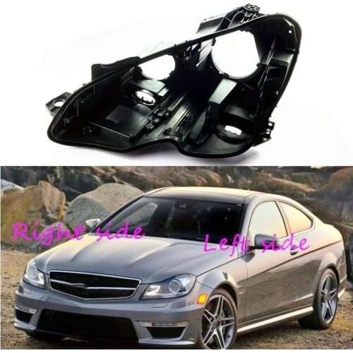 Headlight Base For Mercedes Benz C-Class W204 2011 2012 2013 Headlamp House Car Rear Base Front Auto Headlight Back House