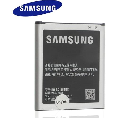 Original Replacement Samsung Battery For Galaxy K Zoom C1158 C1115 SM-C1116 Genuine EB-BC115BBE EB-BC115BBC with NFC 2430mAh