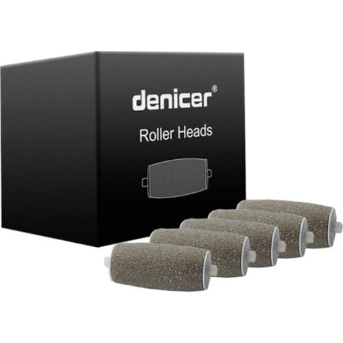 Denicer Senior Quartz Sand Roller Heads Indipendent Grinding Wheel DE32 34 Callus Removal File 5Pcs