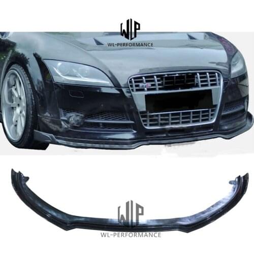 TT High Quality Carbon Fiber Front Lip Splitter Car Styling For Audi TT H Style Car Body Kit 2008-2012
