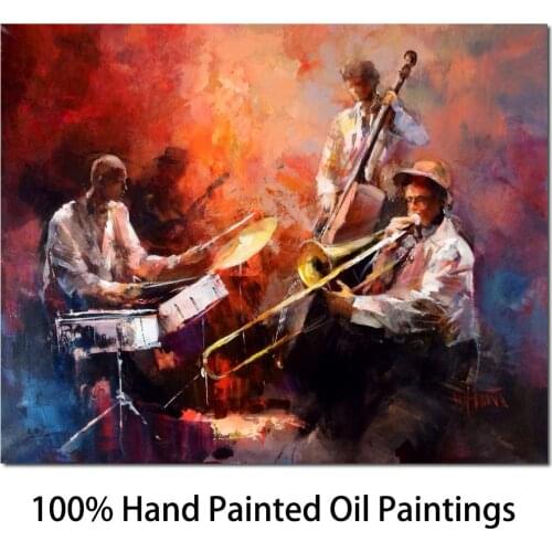 Christmas Gift Jazzband II by Willem Haenraets oil painting reproduction High quality Handmade