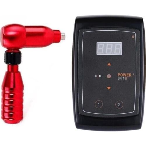 Top quality digital permanent makeup eyebrow tattoo machine electric swiss motor tattoo handpiece pen 200pcs micro needles