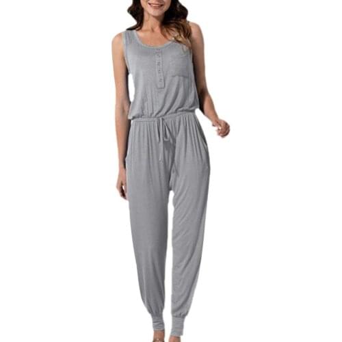 Work overalls ladies jumpsuits 2021 women casual wide-leg pants party overalls solid color jumpsuits