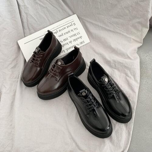 2020 Flat Shoe Spring Women Flats Soft Shoes Round head Lace-up Fashion Anti-slip elegant Casual Soft Wear comfortable U29-21