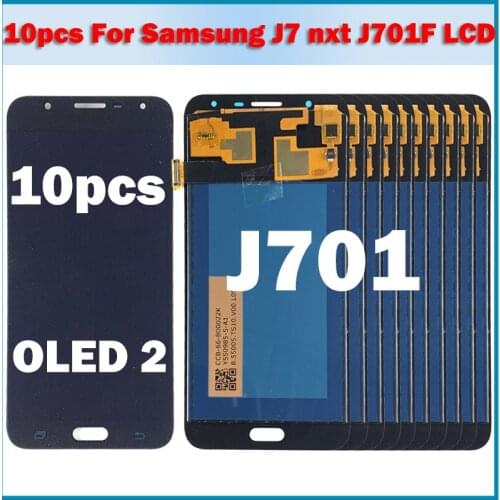 10 pcs/lot OLED 2 For Samsung J7 Nxt J701 J701F Adjust LCD Display Touch Screen Digitizer For Samsung Galaxy J701 J7 Nxt