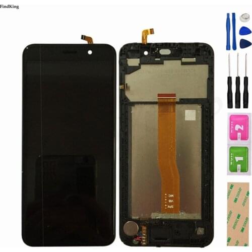 100% Tested 5.0" LCD Display For Cubot J3 LCD Display Assembly With Frame Touch Screen Digitizer Panel Sensor Phone Replacement