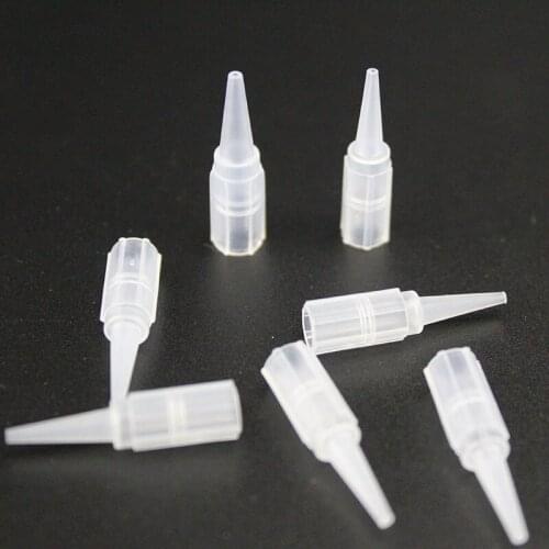 5R* 100pcs Permanent Makeup Disposable Tattoo Needles Tips Plastic Permanent Makeup Caps Supplies Free Shipping