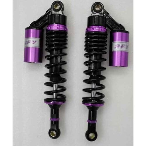 8mm spring 370mm/375mm/380mm motorcycle shock absorber for yamaha XT500 TT500 honda Kawasaki Suzuki RM370 RM125 ATV black purple