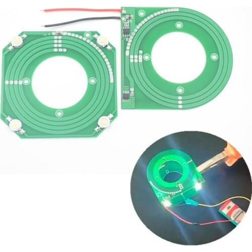 PCB Wireless Power Supply Module Adjustable Wireless Transmission Lamp Module Chip 5V 12V 14V Large output Voltage