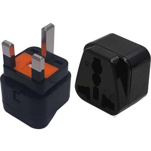 Black white 13A 250V UK power plug universal socket Singapore Hong Kong India Malaysia Kenya Fuse Travel Plug socket convertor
