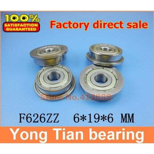 F626 F626-ZZ F626ZZ F626-2Z F626Z zz z 2z Flange Flanged Deep Groove Ball Bearings 6 x 19 x 6mm High Quality 6*19*6