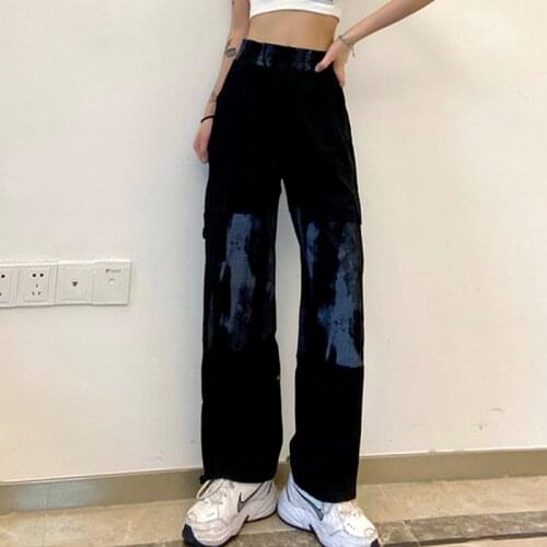 Harajuku Pants cyber y2k Fashion Japanese Pattern Hip Hop Wide Leg Pants Women Men Casual Streetwear Elastic Waist Jogger Pants