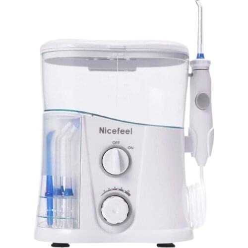 1000ml Electric Oral Irrigator Teeth Cleaner Care Dental Flosser SPA Water Flosser + 7 Pcs Jet Tips
