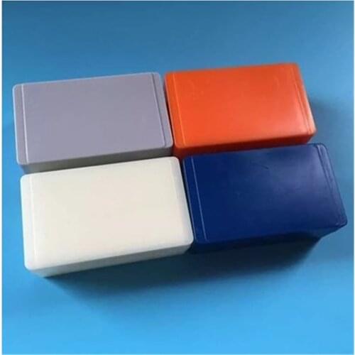 Royal Blue white Plastic Rectangle Shape Hold 12 Microslide Slide Microscope Box