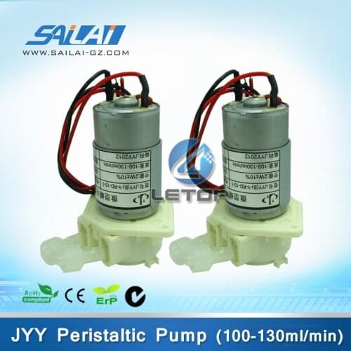 Jyy micro peristaltic pump 24v for xenons allwin sky-color eco solvent printing machine(100-130ml/min)