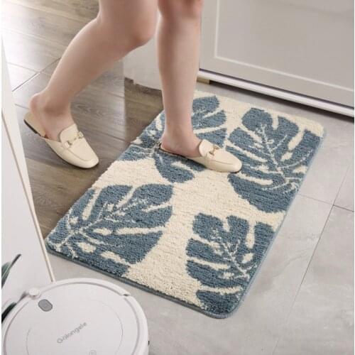 Lovely Bathroom Carpet Anti-slip Bath Fluffy Rug Outdoor Shower Room Rugs Mats Chenille Bedroom Floor Mat Toilet Door Mat Y21