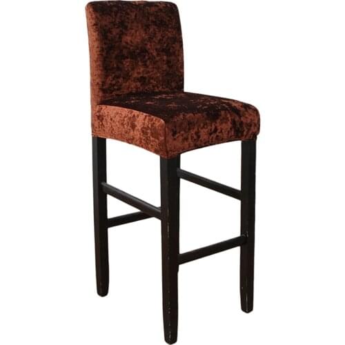 Soft Stretchy Bar Counter Stool Cover for Dinning Room Wedding Banquet Party