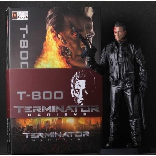 New 13"33cm PVC American film Terminator T-800 Arnold Schwarzenegger doll Action Figure adult Model toy
