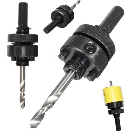 New 120mm Hex Shank Bi-metal Hole Saw Arbor with Drill Bit for 32mm-210mm Holesaw