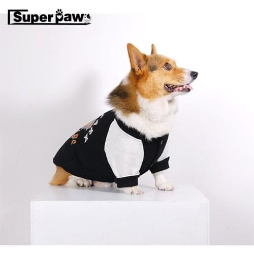 Corgi Pet Dog Jacket Coat Autumn Winter Clothes Hoodie For Small Medium Dogs French Bulldog Schnauzer Chihuahua Pug LXC46