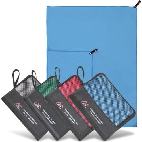 Swimming Travel Quick Drying Towels Ultralight Camping Compact Portable Fold Towels Wash Face Microfiber Antibacterial