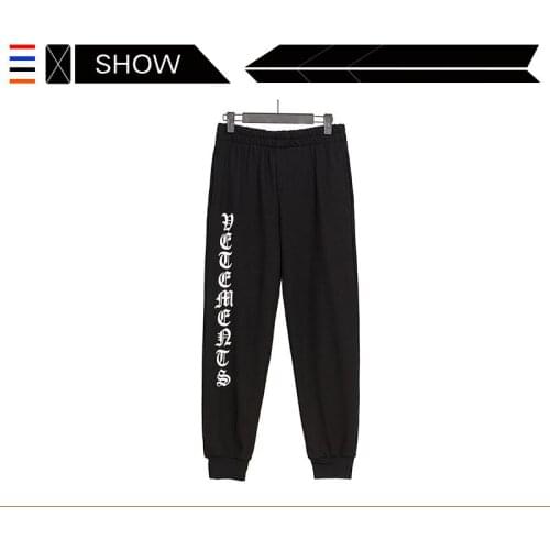 VETEMENTS Vogue vetements casual pants VTM wetmont Sanskrit slogan printed sports pants