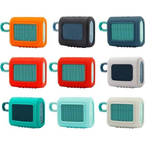 Durable Silicone Case Protective Cover Shell Anti-fall Speaker Case for J-BL GO 3 GO3 Bluetooth Speaker Accessories