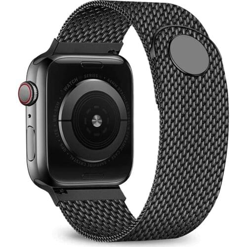 Strap For Apple watch band 44mm 40mm correa iwatch 38mm/42mm stainless steel belt Magnetic loop bracelet apple watch 6 5 4 3 SE