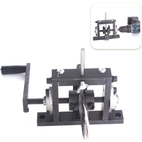 Manual Electric Drill Dual-purpose Wire Stripping Machine Scrap Cable Peeling Machines Stripper with 1/2 Cutter for 1-30mm