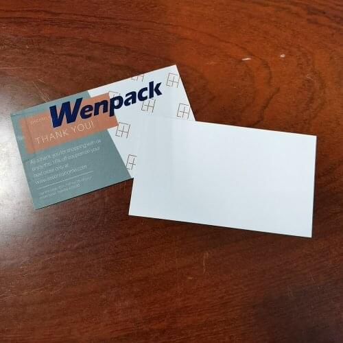 Wenpack custom printing design thank you card paper
