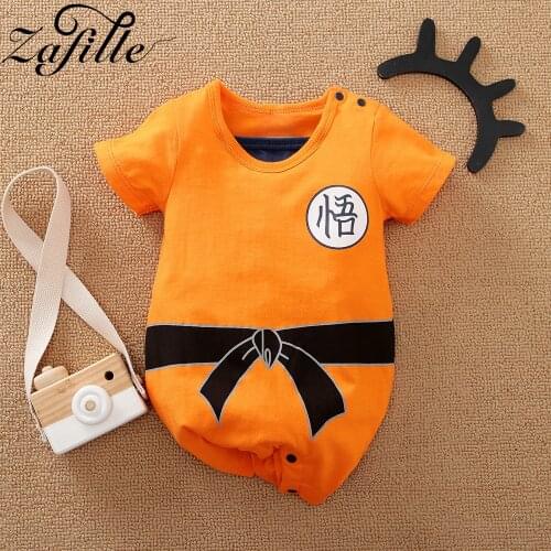 ZAFILLE Anime Baby Clothes Cartoon Monkey Babys Rompers Jumpsuit For Kids Baby Overalls 0-18Months Newborn Boy Clothes