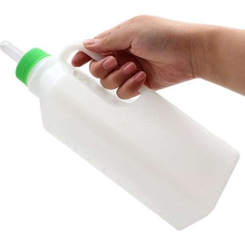 1 Pcs Lamb Goat Milking Bottles Milker 850ml Bottle Nipple Drinker 10 Pcs Replaceable Drinking Silicone Niipple Feeding Tools