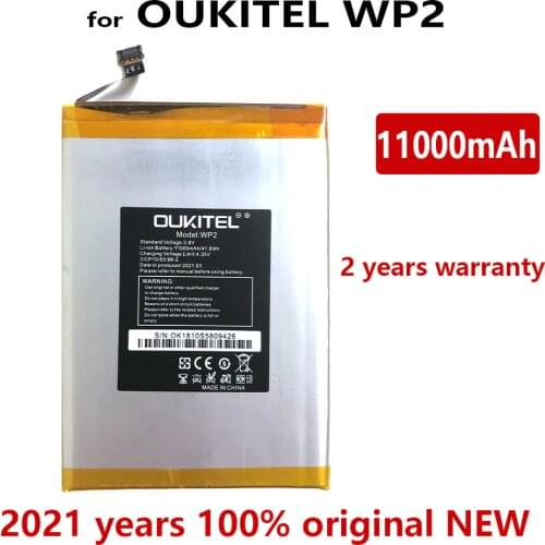 100% Original WP2 10000mAh Replacement battery For OUKITEL WP2 High Quality Batteries Bateria With Tracking number