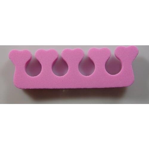 100 Pcs Soft Sponge Foam Finger Toe Spreader Separator Nail Art Salon Pedicure Manicure Tool Feet Care