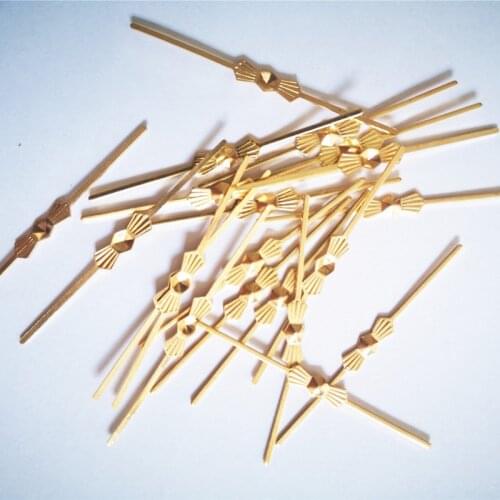 Top Quality 200pcs L60mm Gold Butterfly Buckle/ Tie Clips Crystal Chandelier Copper Accessories& Beads Curtain Metal Connector