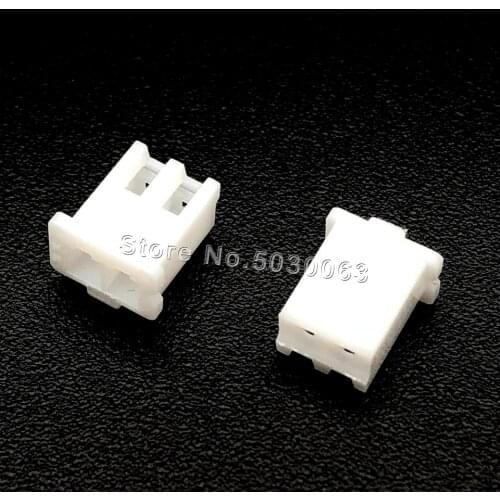 200pcs/lot XH2.54 2P 2pin 2Y wire Connector XH 2.54mm spacing Pitch Terminal Housing Plastic case Plug socket PCB Car Adaptor