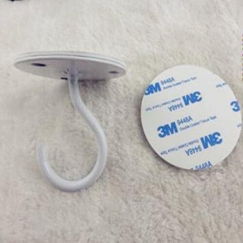 2017 Strong adornment Free nail stick hook wrought iron ceiling hooks clothes the lantern fengling mosquito nets hook 2pcs/pack