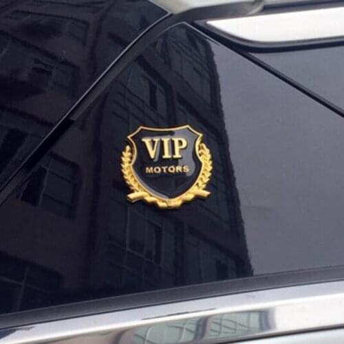 3D metal VIP car logo car stickers 2 pieces for Lexus is250 rx330 330 350 is200 lx570 gx460 GX ES LX rx300 rx RX350 LS430
