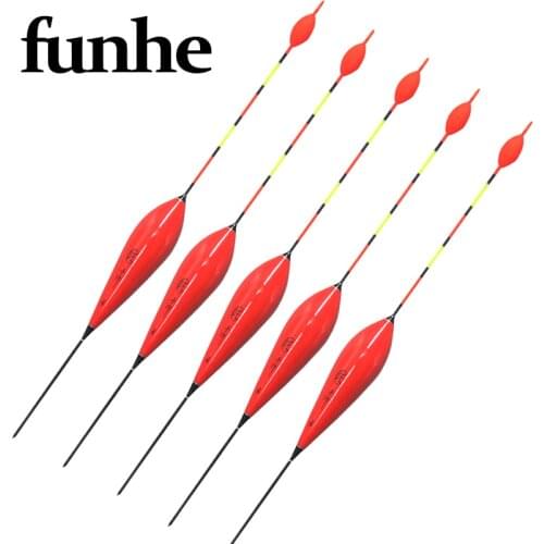 5pcs/lot Carp Fishing Floats Balsa Material Shallow Water Buoy Bobber Stick for Flotador Pesca Float Fishing Tackle Tools